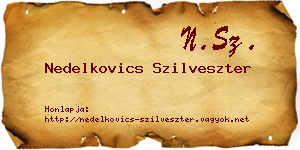Nedelkovics Szilveszter névjegykártya